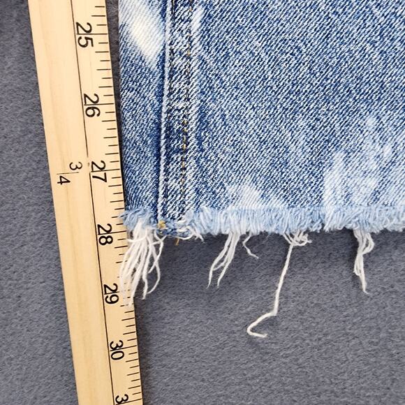 Pacsun Womens Jeans Size 26 90s Boyfriend High Rise Distressed Bleach Raw Hem - Picture 7 of 16